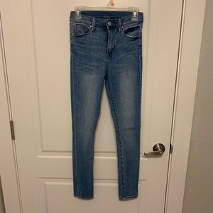 High rise jeans